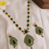 Green Tear-drop Necklace Set